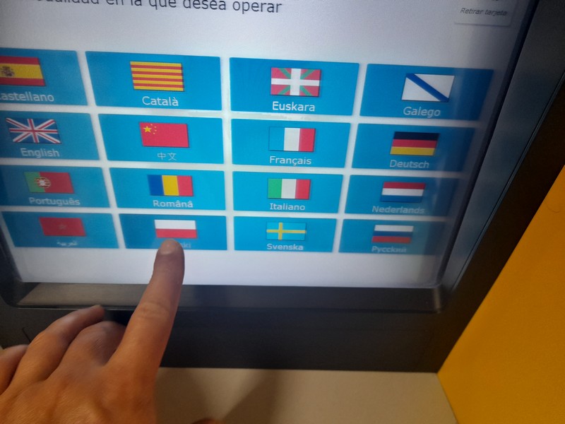 Bankomat på Teneriffa