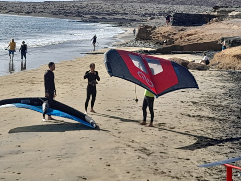 Wind foil Teneriffa