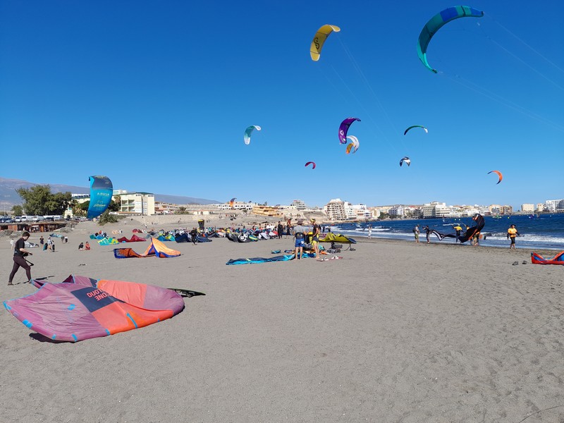 Kitesurfing på vintern